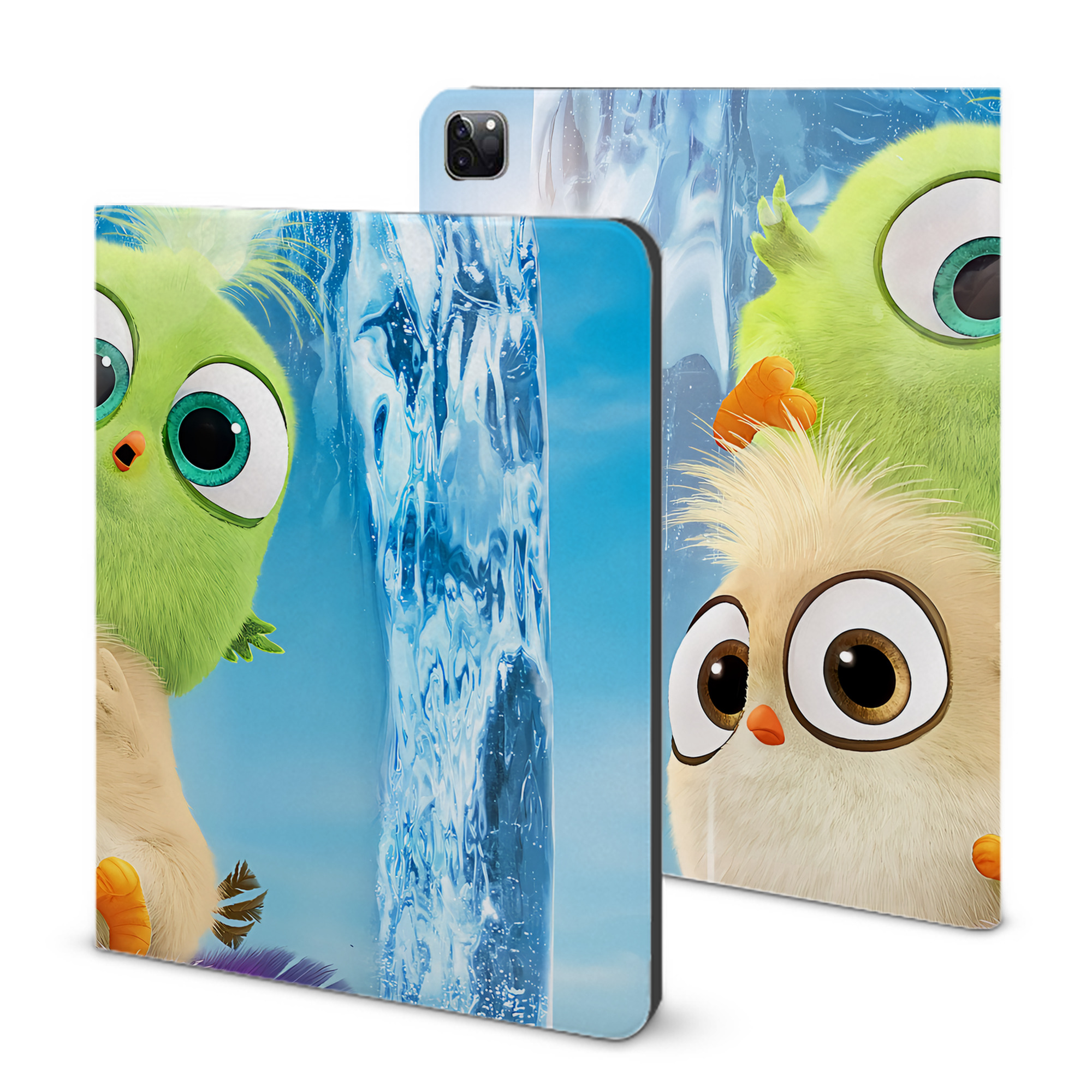 （画像用） Angry Birds アングリーバード IPad ケース ブック型 PUレザー TPU 耐衝撃 軽量 薄型 ペン収納なし 全面保護 IPad 各モデル対応
